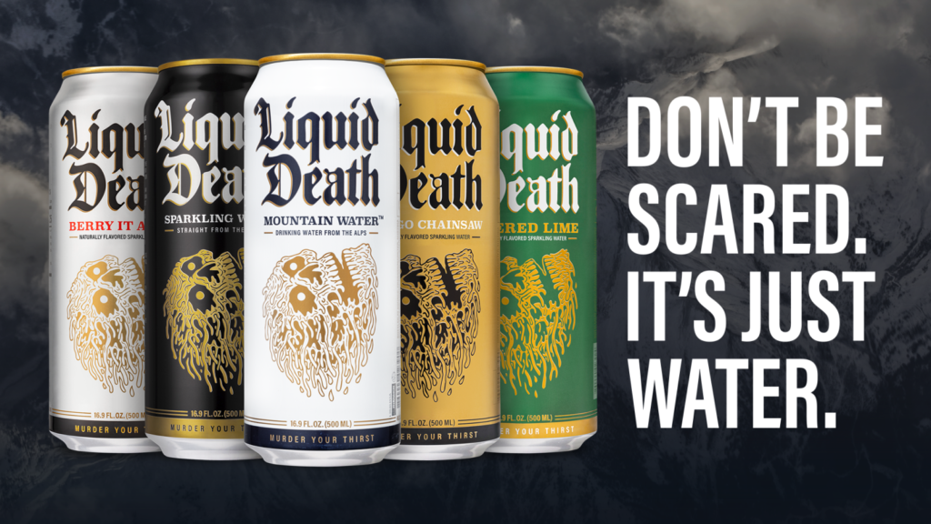 Liquid death ad