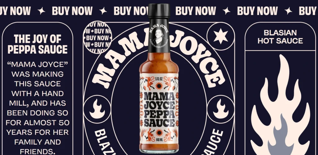 Peppasauce - Food Website Design