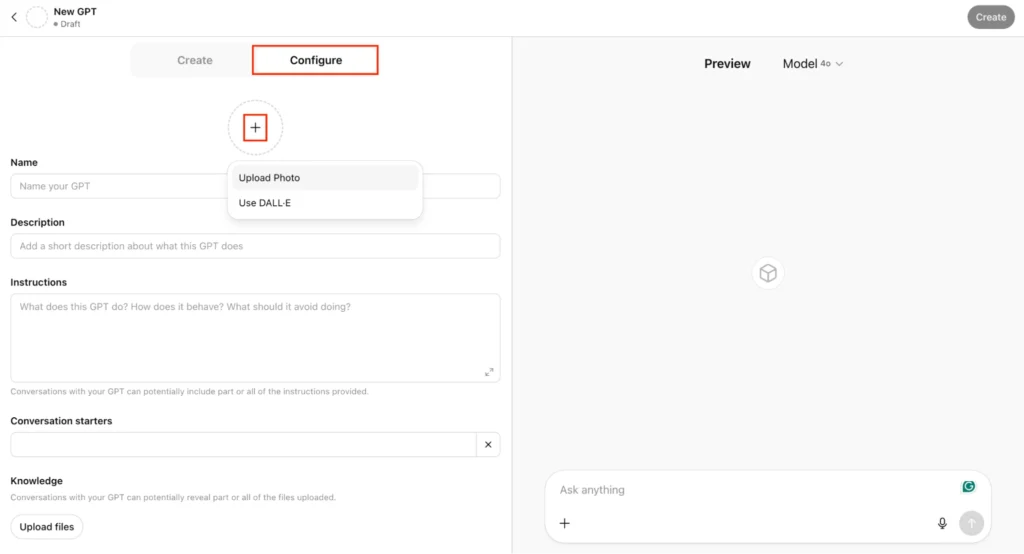 Upload Image in ChatGPT Agent