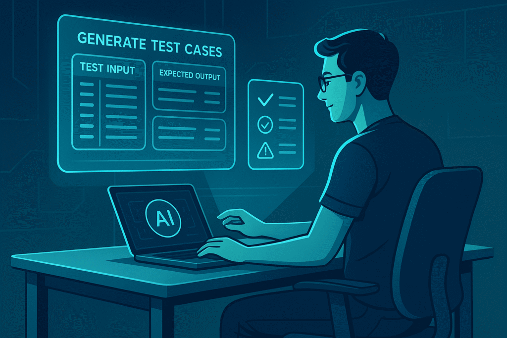 Automated Testing with AI-generated Cases