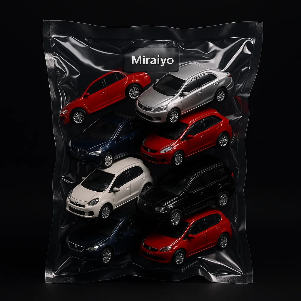 Cars in a packet