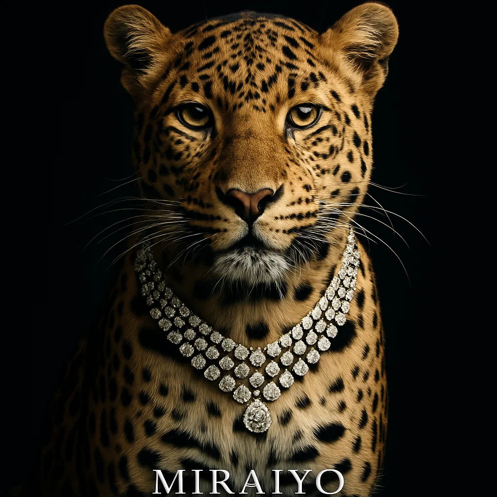 Cheetah Wearing Jewellery