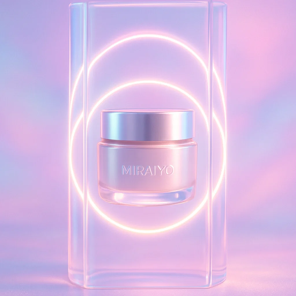 Product Inside Glass Container