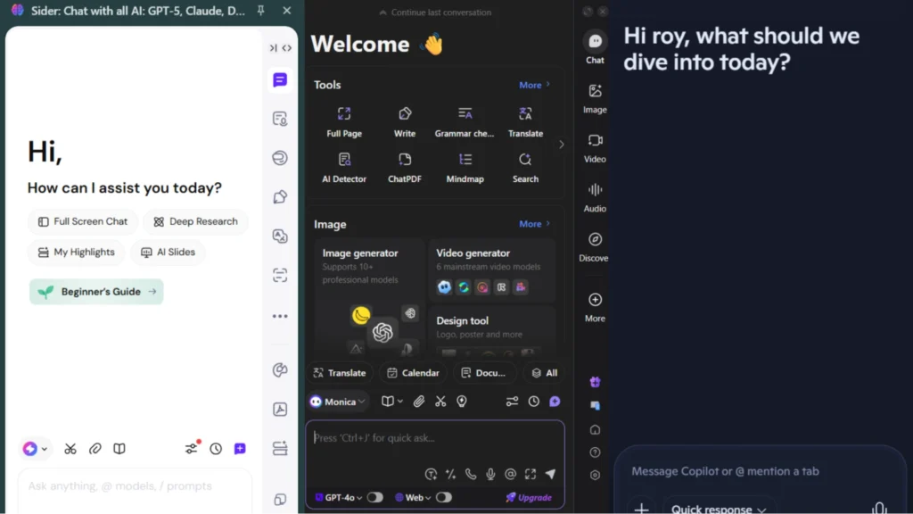 AI Side Bars - ChatGPT Atlas 